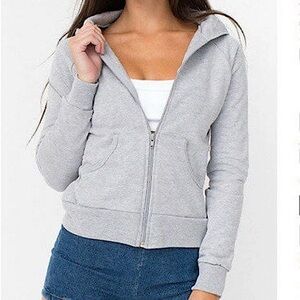 AMERICAN APPAREL Unisex Classic Grey Hoodie